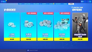 FORTNITE NEW SHADOWS RISING PACK! HOW TO GET NEW SHADOWS RISING PACK! NEW FORTNITE SHADOW SKINS