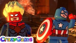 Lego Marvel Super Heroes 2 100% Guide Walkthrough #7 (Minikit, Stan Lee, Character Token, 4K 60fps)