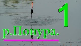 р.Понура (1). Подводная съемка. Поплавок. Рыбалка на поплавочную удочку, Fishing. месяц май