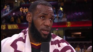 LeBron James Postgame Interview - Game 4 | Celtics vs Cavaliers | 2018 NBA East Finals