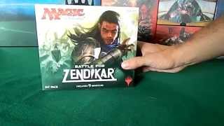 Battle for Zendikar Fat Pack Unboxing - MTG - Magic Expeditions - Ita