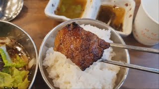 돼지갈비 무한리필 l 간큰갈비 먹방 l 성서이곡점 Korean BBQ(Sauced GalBi) MukBang
