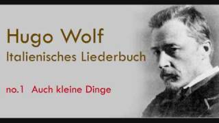 Hugo Wolf Auch kleine Dinge
