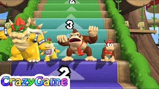 Mario Party 9 Step It Up #110 (Bowser vs Team Jr. Bowser)