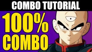 Dragon Ball FighterZ - TIEN 100% Combo Tutorial - Touch of Death!