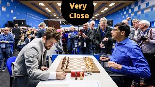 Very close to Win : Viswanathan Anand vs Magnus Carlsen : TATA Steel Chess 2020