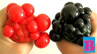 Как сделать чёрный шар антистресс Красный шар лизун антистресс How to make black ball antistress