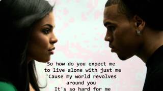 Jordin Sparks Feat. Chris Brown - No Air Lyrics HQ