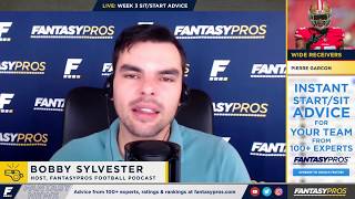 Live Week 3 Start/Sit Advice (2018 Fantasy Football)