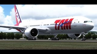 777 PMDG-COMO LIGAR, fazer PLANO DE VOO e DECOLAR! Tutorial COMPLETO AVANÇADO de decolagem PMDG