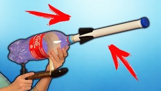 Как сделать Ракету из бумаги которая летает. Пневматическая ракета