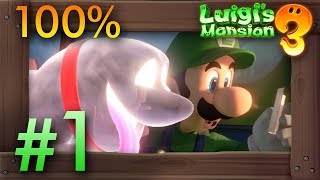 Luigi's Mansion 3: 100% Walkthrough Part 1 - Intro & King Boo's Return