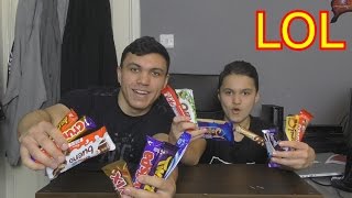 CRAZY CHOCOLATE TASTE TEST CHALLENGE