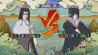 Naruto Shippuden: Ultimate Ninja Storm 3, Neji Hyuga VS Sasuke Uchiha!