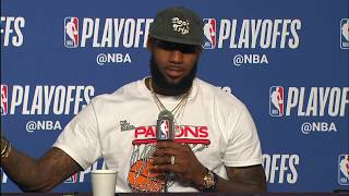 LeBron James & Kevin Love  Postgame Interview | Raptors vs Cavaliers Game 4