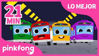 Las Ruedas del Autobús y muchas más | Autos | +Recopilación | Pinkfong Canciones Infantiles