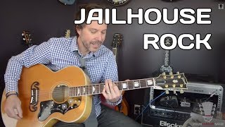 How to play Jailhouse Rock - Elvis Presley - Guitar Lesson