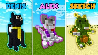 DENIS vs ALEX vs SKETCH - MASCOTS in Minecraft! (The Pals)