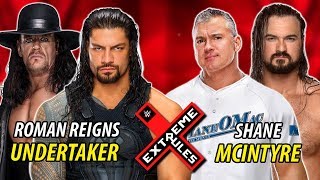 Roman Reigns & The Undertaker vs. Shane McMahon & Drew McIntyre - eXtreme Rules 2019