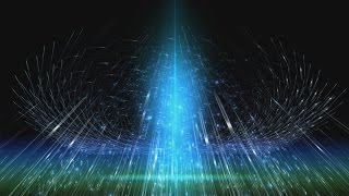 4K Winged Dark Blue Sparkling Stage Motion Background