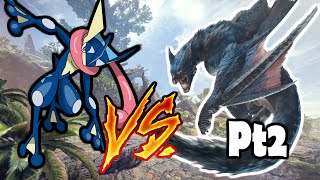 MONSTER HUNTER ft POKEMON pt2 - Monstruos de MONTER HUNTER con tipos elementales POKEMON