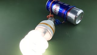 Free energy electricity generator light bulb 220 Volts - Experiment project at Home 2019