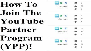 How To Join The YouTube Partner Program (YPP)!