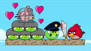 Angry Birds Heroic Rescue - FIGHTING THE POLICE PIGS TO RESCUE STELLA FULL!