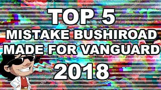 The Biggest Screw-Ups of Bushiroad In Vanguard 2018