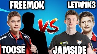 JAMSIDE N LETW1K3 ИГРАЮТ  ПРОТИВ TOOSE И FREEMOK 2X2 БОКСФАЙТ