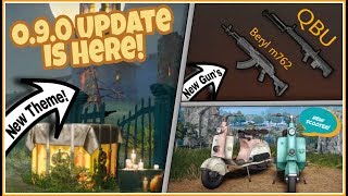 Pubg Mobile 0.9.0 UPDATE IS HERE! (2)Two New GUN'S | New VEHICLE! HALLOWEEN THEME & Lots More!