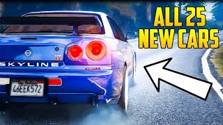 GTA Online: Import/Export DLC - ALL 25 NEW VEHICLES NAMES & CLASSES