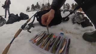 КЛЕВЫЙ БЕРЕГ. Рыбалка на речке Черная у плотины Сургутской ГРЭС. 16 ноября 2013 года.