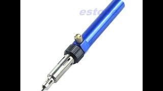 Газовый паяльник. Gas Blow Torch Soldering Solder Iron Gun Butane Cordless Woolelding Pen Burner