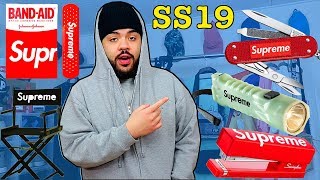 ALL SUPREME SS19 ACCESSORIES!! LOOKBOOK GOT LEAKED!