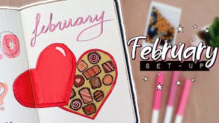 February 2020 Bullet Journal Set Up! Plan With Me