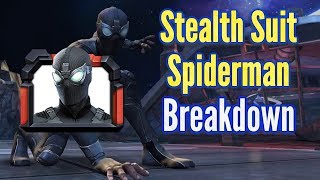 Stealth Suit Spiderman Breakdown