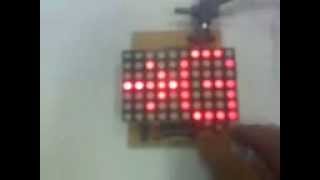 Text Scroller with ATTINY2313, in system text select