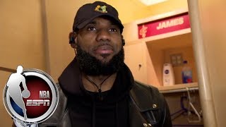LeBron James on Lonzo Ball: 'He's a really good player' | ESPN