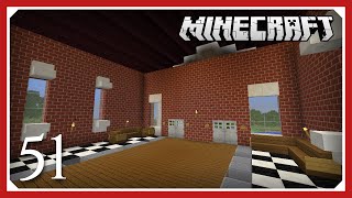 Minecraft: Bank Interior Design (Part 4) | E051 | Vanilla Survival SSP