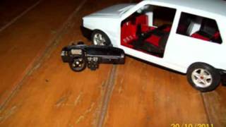 modellino fiat uno turbo i e burago 1 24