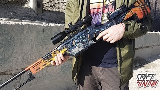 ?КАК СДЕЛАТЬ SSG 08 DRAGON FIRE из ДЕРЕВА (CS:GO/DIY) ???