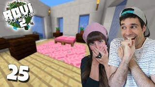 CONSTRUIMOS LA HABITACIÓN DE MEL | Rovi Survival Minecraft 2 | Episodio 25