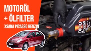 Wie XSARA PICASSO 1.6i Motoröl und Ölfilter wechseln ?