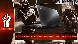 Battlefield 4 : Benchmark on Lenovo Y50 with FPS Counter | Nvidia GTX 860m