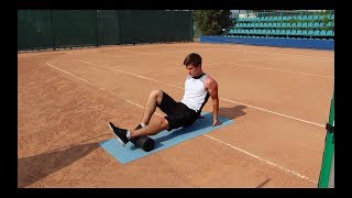 Заминка для теннисистов на корте/Cool-down for tennis players