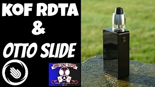Hop N Vape Otto Slide 75w Box Mod & KOF RDTA Review | King Of Flavor RDTA??