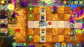 Plants vs. Zombies 2 Gameplay Walkthrough: Day 40 (Jurassic Marsh)