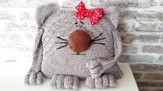 ИЗ СТАРОГО СВИТЕРА \ ПОДУШКА...FROM OLD SWEETER \ PILLOW ...