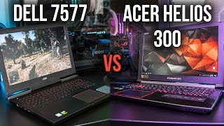 Dell 7577 vs Acer Helios 300 - Gaming Laptop Comparison